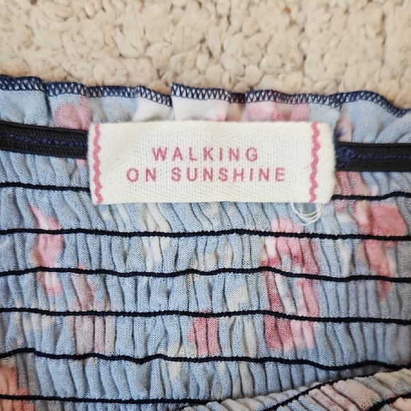 Walking On Sunshine Floral Ruffle Strap Jumpsuit - Picture 4 of 6